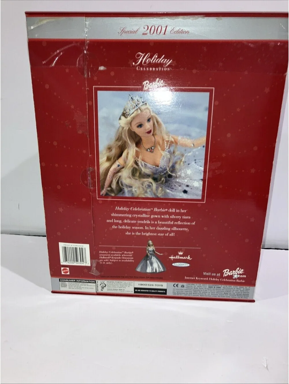 VINTAGE 2001 BARBIE Holiday Celebration SPECIAL EDITION Mattel  50304 NEW in Box